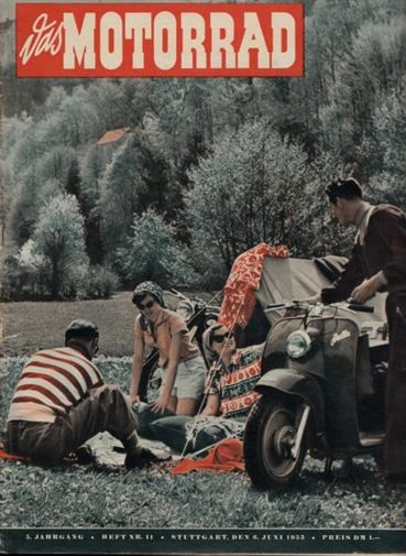 das MOTORRAD 11/1953 – Zündapp Roller "Bella"