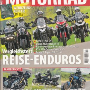 MOTORRAD 13/2022 – BMW R 1250 GS vs. Ducati Multistrada V4 S und andere