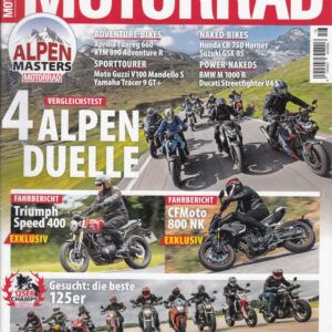 MOTORRAD 16/2023 – Fahrberichte Triumph Speed 400 & CFMoto 800 NK