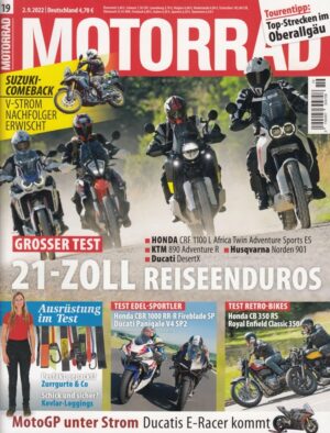 MOTORRAD 19/2022 – Honda CB 350 RS vs. Royal Enfield Classic 350