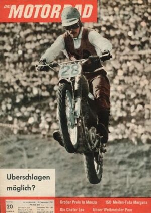 DAS MOTORRAD 20/1961 – Chater Lea, Dougal Marchants Meisterstück + BMW R 32-Gespann