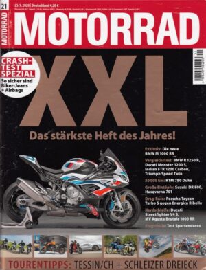 MOTORRAD 21/2020 – BMW M 1000 RR, XXL-Edition, Ducati Monster, KTM 790 Duke