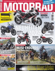 Titelseite: MOTORRAD 22/2023 – CFMoto 800 NK und KTM 790 Duke im Doppel-TOP-Test