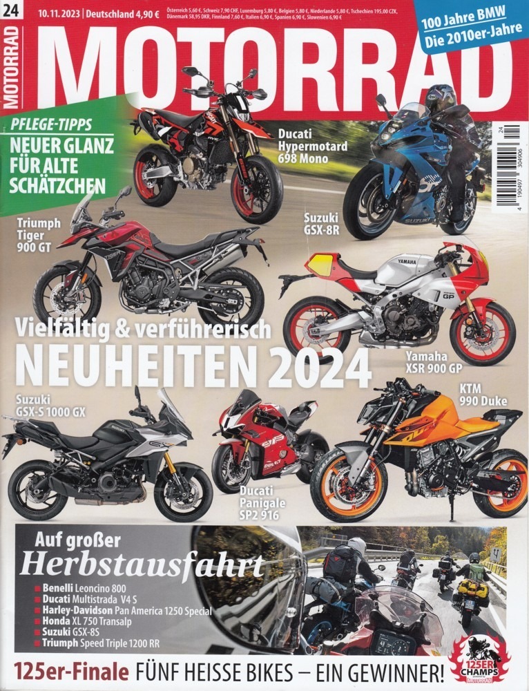 MOTORRAD 24/2023 – Kawasaki Ninja 7 Hybrid neu, Honda Transalp 700 gebraucht