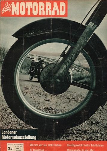 das MOTORRAD 25/1960 – DKW RT 175 - 350 S; neue 350 ccm Norton Twin