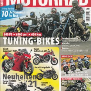 MOTORRAD 25/2020 – Tuning-Bikes, Ducati V4 S, Multistrada, Honda CB1000R, Neuheiten 2021