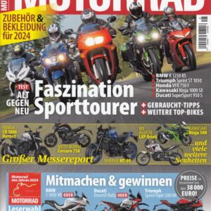 MOTORRAD 25/2023 – BMW R 1250 RS im Vergleich, Ducati Multistrada V4 S im Dauertest