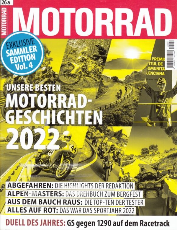 26a MOTORRAD 26a/2022 – die besten Motorrad-Geschichten 2022