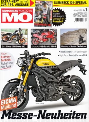 MO 1/2016 – Test KTM 690 Duke und Duke R; Dauertest KTM 1050 Adventure
