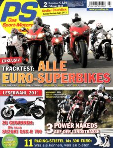 Titelseite: PS 2/2011 – Vergleich Kawasaki Z 1000 vs. Ducati Streetfighter S, Triumph Speed Triple