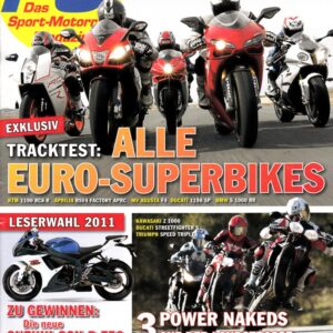 PS 2/2011 – Vergleich Kawasaki Z 1000 vs. Ducati Streetfighter S, Triumph Speed Triple