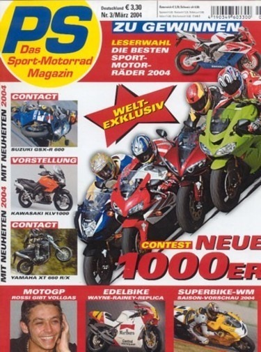 PS 3/2004 – Yamaha YZF-R1 vs. Honda CBR 1000 RR Fireblade und andere