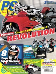 Titelseite: PS 3/2012 – Ducati 1199 Panigale S, Vergleich Kawasaki Z 1000, Z 1000 SX, Versys 1000