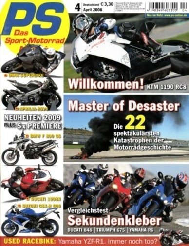 04 PS 4/2008 – Vergleich Ducati 848 vs. Triumph Daytona 675 und Yamaha YZF-R6