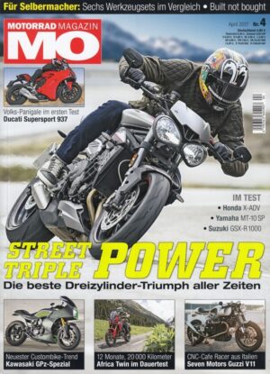 MO 4/2017 – Triumph Street Triple, Ducati Supersport 937, Honda X-ADV
