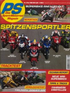 Titelseite: PS 5/2000 – Vergleich Ducati 748 vs. Kawasaki ZX-6R vs. Triumph TT 600