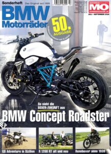 Titelseite: MO BMW Motorräder – R 1200 RT neu und alt, R 51 RS, C 600 Sport/C650 GT – Sonderausgabe 50