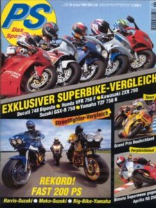 Titelseite: PS 6/1995 – Vergleich Aprilia RS 250 vs. Bimota Supermono