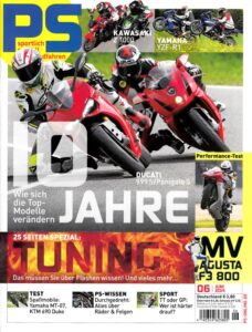 Titelseite: PS 6/2014 – Vergleich Yamaha MT-07 vs. KTM 690 Duke; Tuning-Spezial