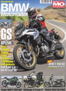 Titelseite: MO BMW Motorräder – F 750 GS, F 850 GS, G 310 GS – Sonderausgabe 64