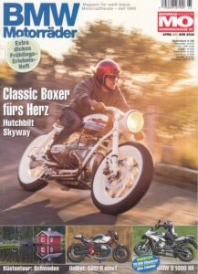 Titelseite: MO BMW Motorräder – S 1000 XR, F 850 GS, F 750 GS, K 1200/1300 GT – Sonderausgabe 65