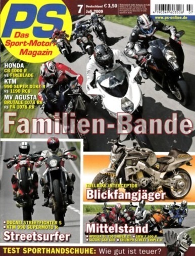 PS 7/2009 – Honda CB 1000 R, Fireblade, MV Agusta Brutale 1078 RR