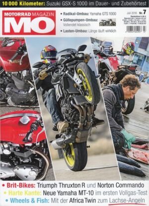 07 MO 7/2016 – Norton Commando 961 SF Mark II und Triumph Thruxton R