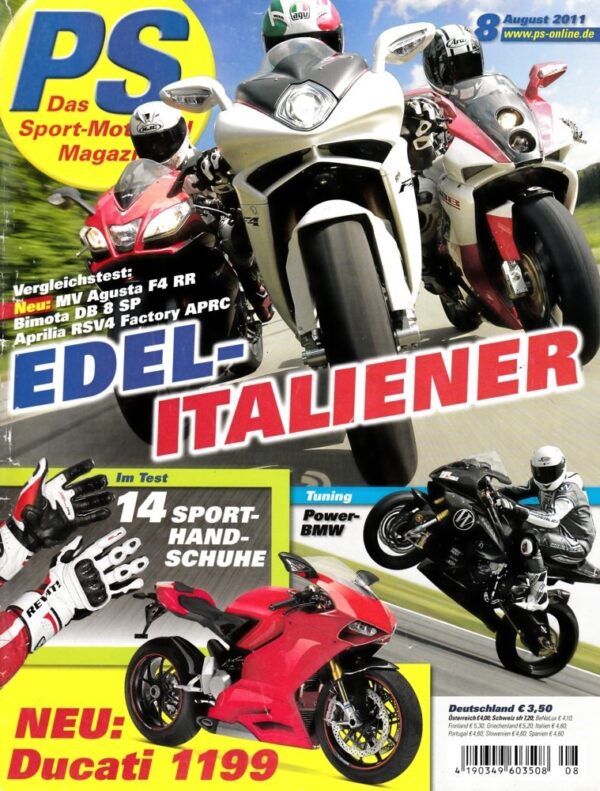 08 PS 8/2011 – Wunderlich-BMW S 1000 RR, Gebrauchtberatung Yamaha FZ1 / Fazer