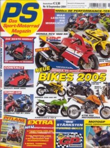 Titelseite: PS 9/2004 – Tune Up Yamaha YZF-R1, Ram-Air-Systeme der aktuellen Tausender