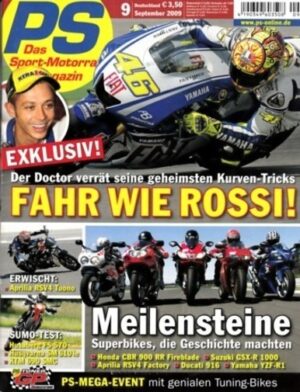 PS 9/2009 – Rossis Kurventricks; Honda CBR 900 RR Fireblade, Ducati 916