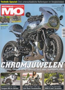 Titelseite: MO 9/2016 – Fahrtest Ducati Panigale 959; BMW R nineT Scrambler