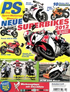 Titelseite: PS 10/2011 – Suzuki B-King vs. Ducati Diavel vs. Yamaha Vmax
