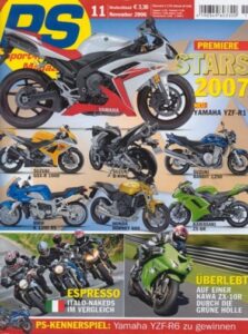 Titelseite: PS 11/2006 – Kawasaki ZX-10R, damit die "Grüne Hölle" überlebt