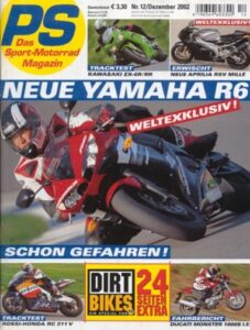Titelseite: PS 12/2002 – Yamaha YZF-R6, Mende-Honda Hornet 900