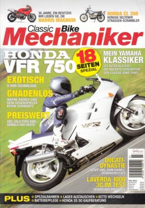 Classic Bike Mechaniker 3/2012 – Honda VFR 750 F, Laverda 1000 3C, Harris Magnum