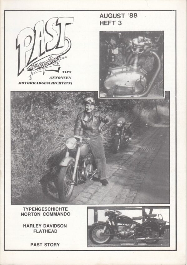 PAST perfect August '88 – BMW R 50, Norton Commando, Harley Flathead, Ducati 450 SCR