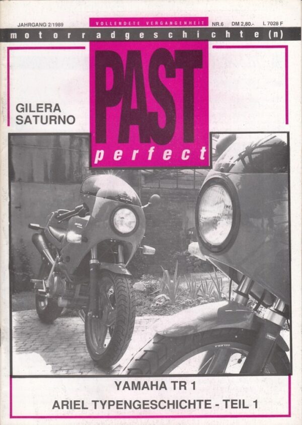 8906 PAST perfect Nr. 6/1989 – Gilera Saturno Bialbero, Yamaha TR 1