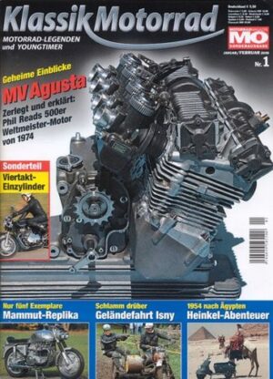 MO Klassik Motorrad 1/2006 – MV Agusta Rennmotor; Heinkel-Roller; Indian