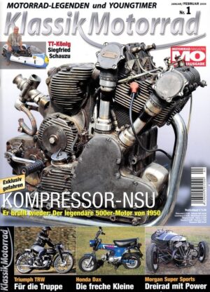 01 MO Klassik Motorrad 1/2009 – Kompressor-NSU, Triumph TRW, Honda Dax, Morgan Super Sports