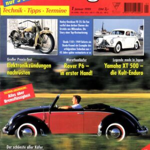 01 Oldtimer Praxis 1/1999 – VW Hebmüller Cabriolet; Yamaha XT 500; Harley-Davidson FD 25