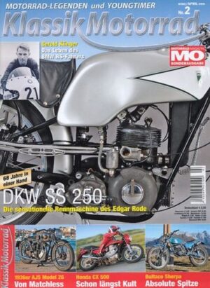 MO Klassik Motorrad 2/2009 – DKW SS 250, AJS Model 26, Honda CX 500, Bultaco Sherpa
