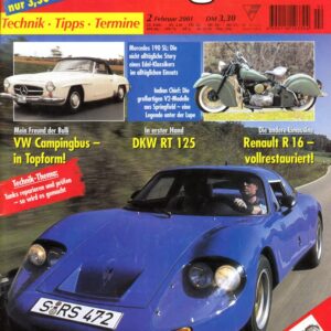 Oldtimer Praxis 02/2001 – Thurner RS; Indian Chief; DKW RT 125; Motorradrestaurierung