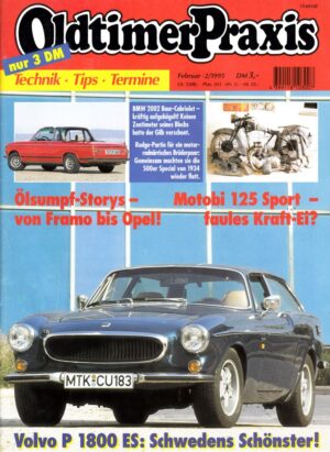 02 Oldtimer Praxis 02/1995 – Volvo P 1800 ES; Rudge 500er Special; Motobi 125 Sport; UT Lilli