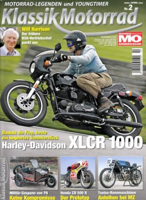 MO Klassik Motorrad 2/2012 – Harley-Davidson XLCR 1000, FN Militär-Gespann, Honda CB 500 R, Tsétse