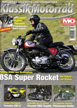 MO Klassik Motorrad 2/2013 – BSA Super Rocket, Yamaha OW31, Vincent-HRD Rapide