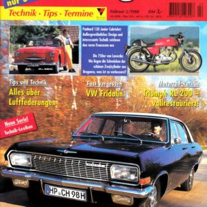 Oldtimer Praxis 2/1998 – Opel Admiral A; Triumph RL 200; Laverda 750er