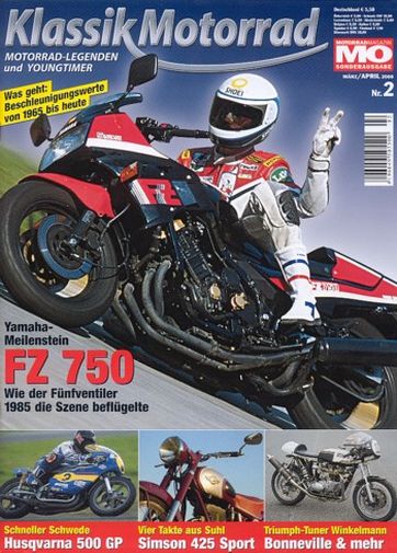 MO Klassik Motorrad 2/2006 – Yamaha FZ 750; Simson 425 Sport; Husqvarna 500 GP