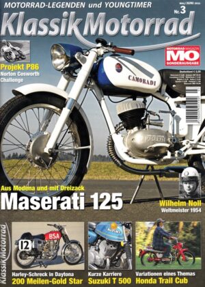 MO Klassik Motorrad 3/2011 – Maserati 125, Norton Cosworth Challenge, Suzuki T 500, Honda Trail Cub