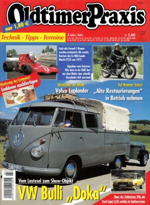 Oldtimer Praxis 03/2005 – VW Bulli Doka; AJS Einzylinder; March-721X