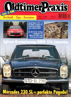 03 Oldtimer Praxis 3/1995 – Mercedes 230 SL; MZ 125/3; NSU Spezialmax